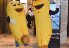 The bananas kept everyone entertained on the show floor.